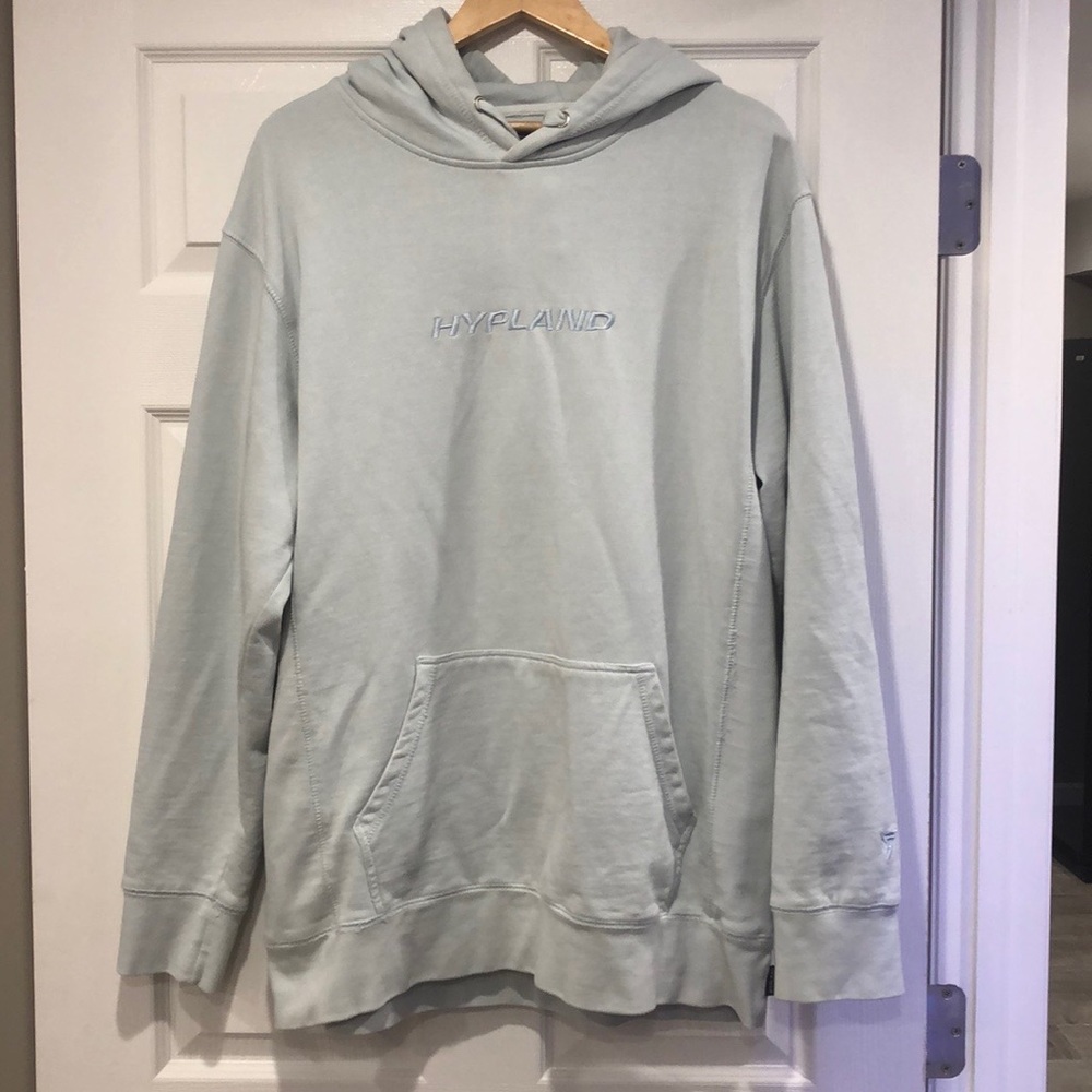 Hypland Worldwide Teal Hoodie Size XL Lightly Worn